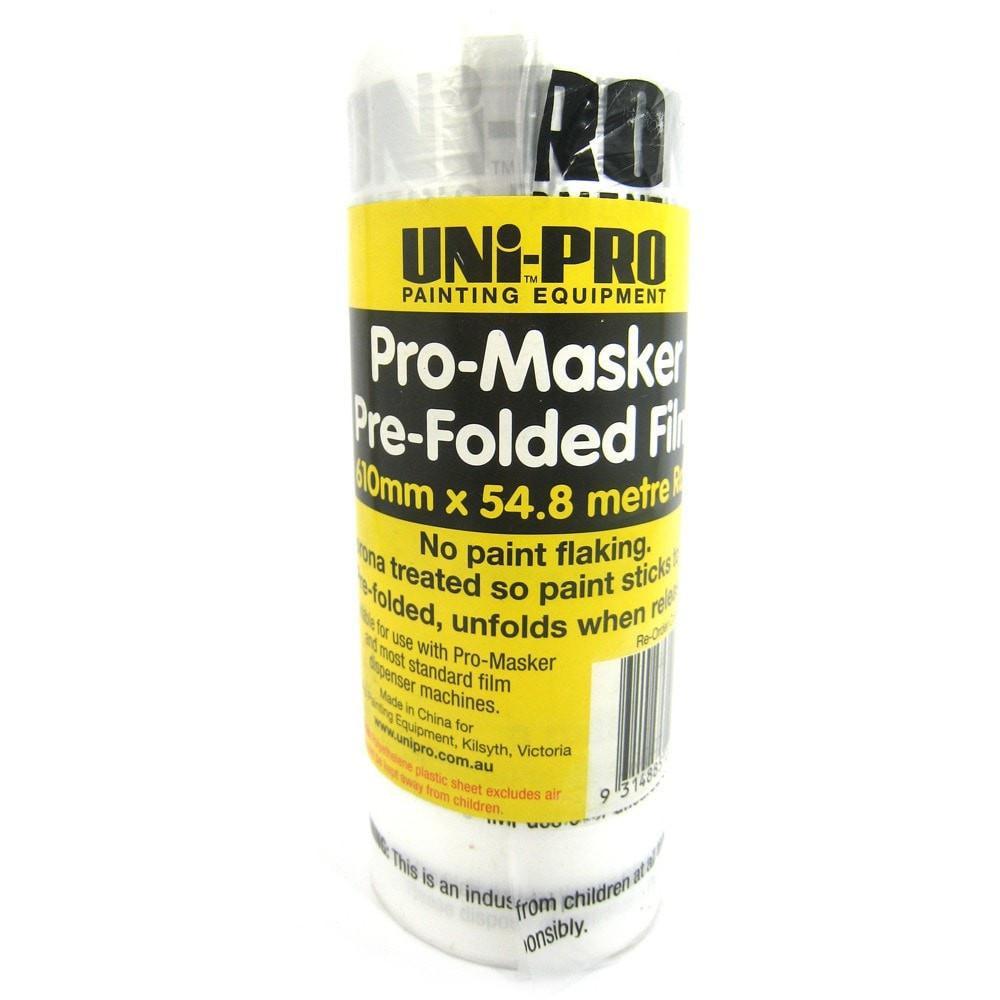 Uni-Pro Pro-Masking Pre-Folded Film 610mm & 1210mm
