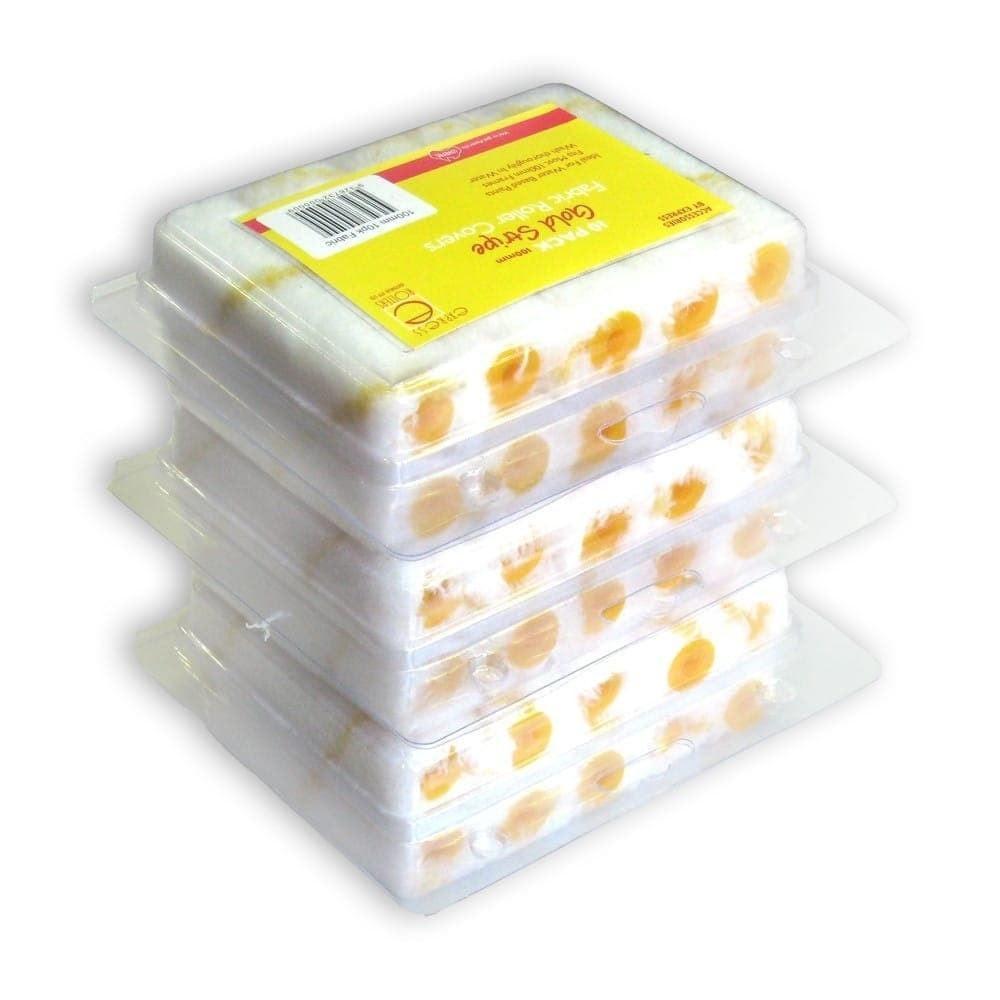 Express Rollers 100mm Tiger Stripe Rollers Set - 10 Pack