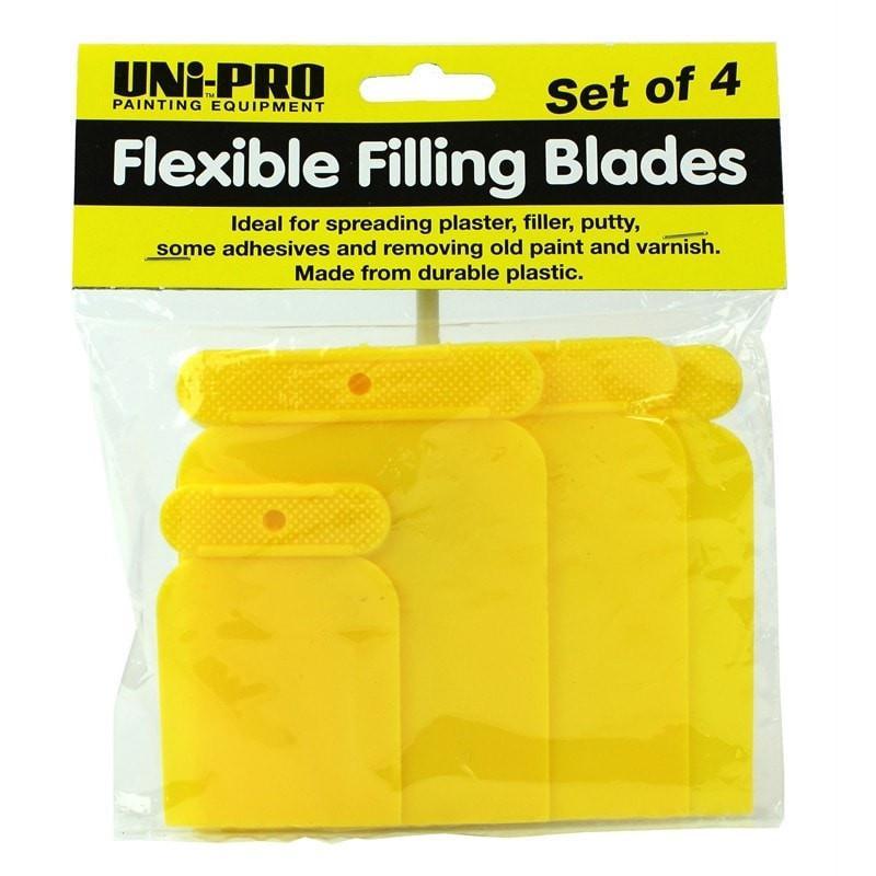 Uni-Pro Flexible Plastic Filling Blade - Set of 4