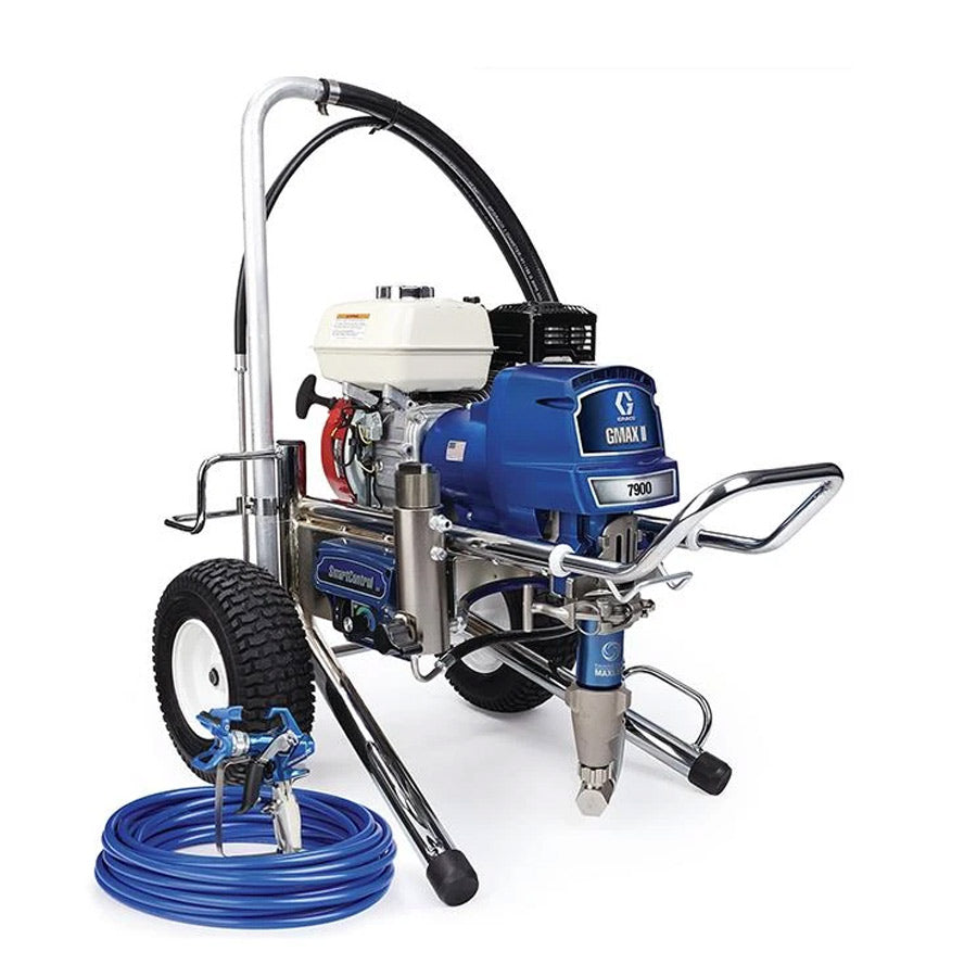 GRACO GMAX II 7900 Airless Paint Spray Package  Petrol Driven Range