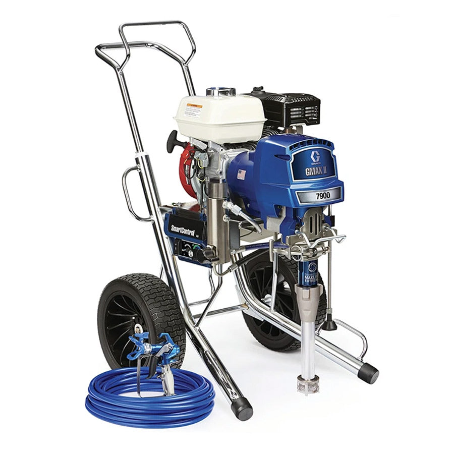 GRACO GMAX II 7900 Airless Paint Spray Package  Petrol Driven Range