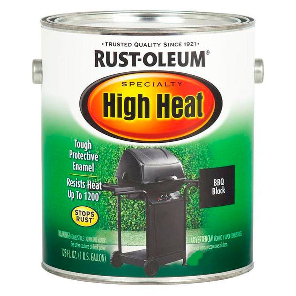 Rust-Oleum High Heat Brush-on Paint (the best for BBQ)