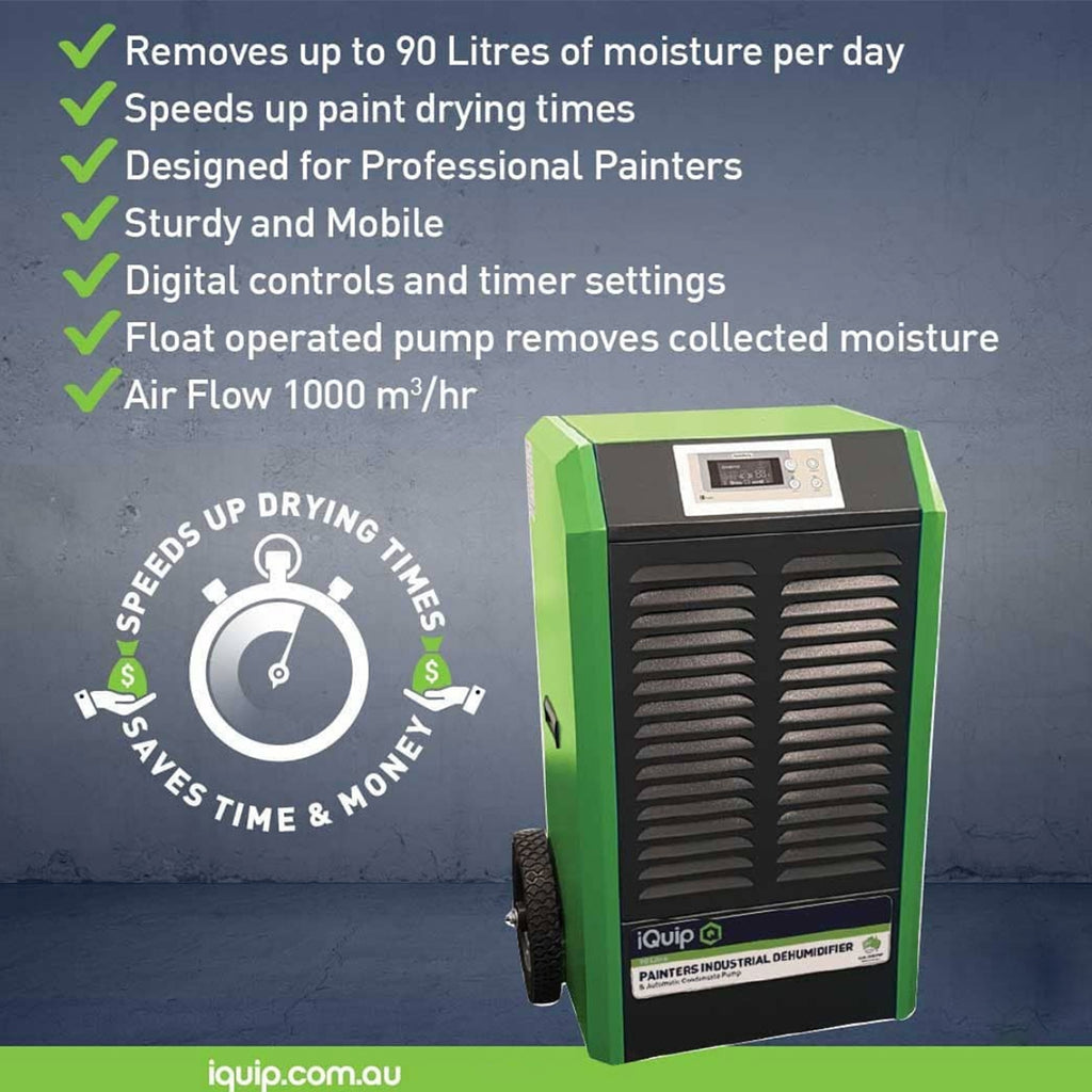 iQuip Dehumidifier with Automatic Condensate Pump 90L (26DEH90P)