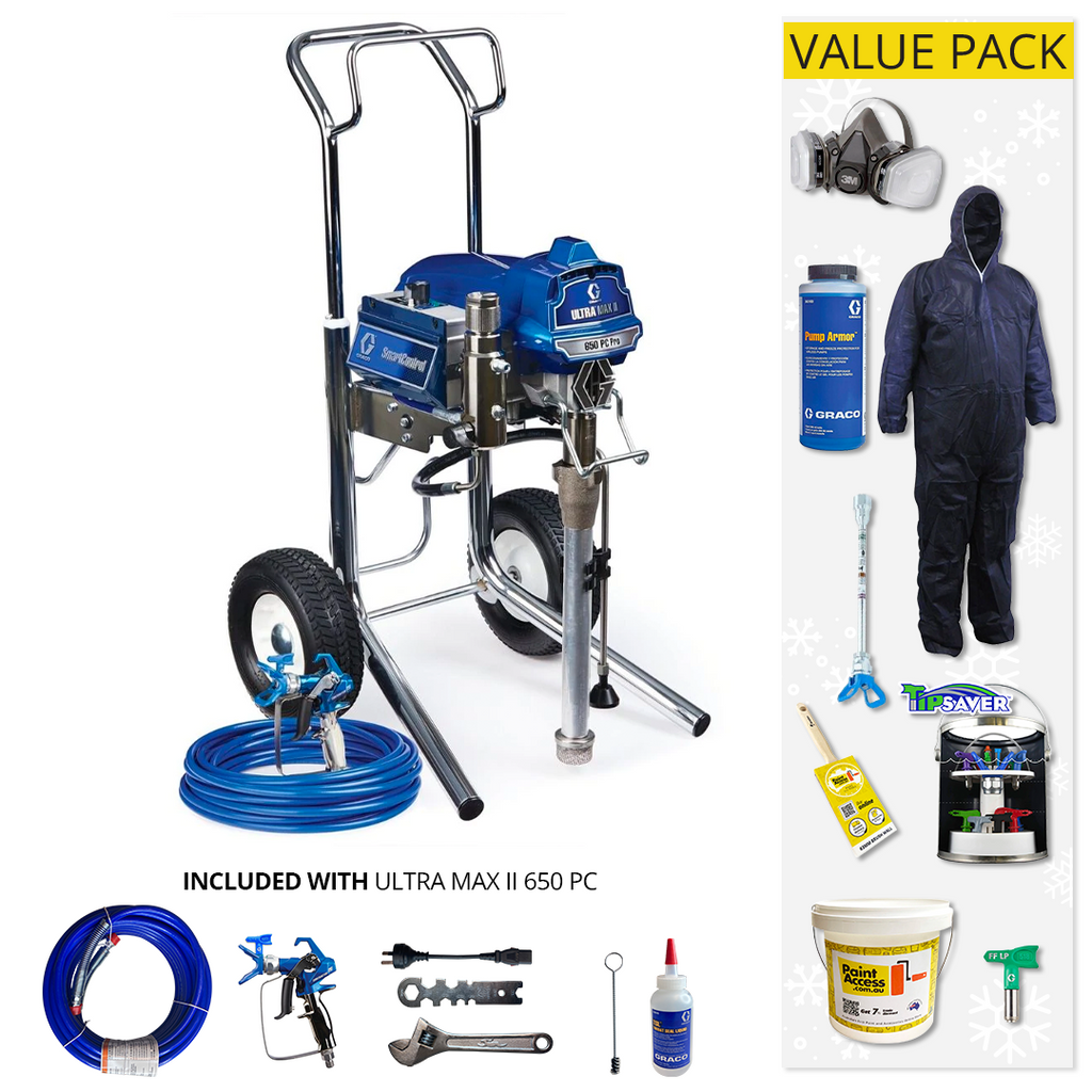 Graco Airless Paint Sprayer Ultra Max II 650 PC Range