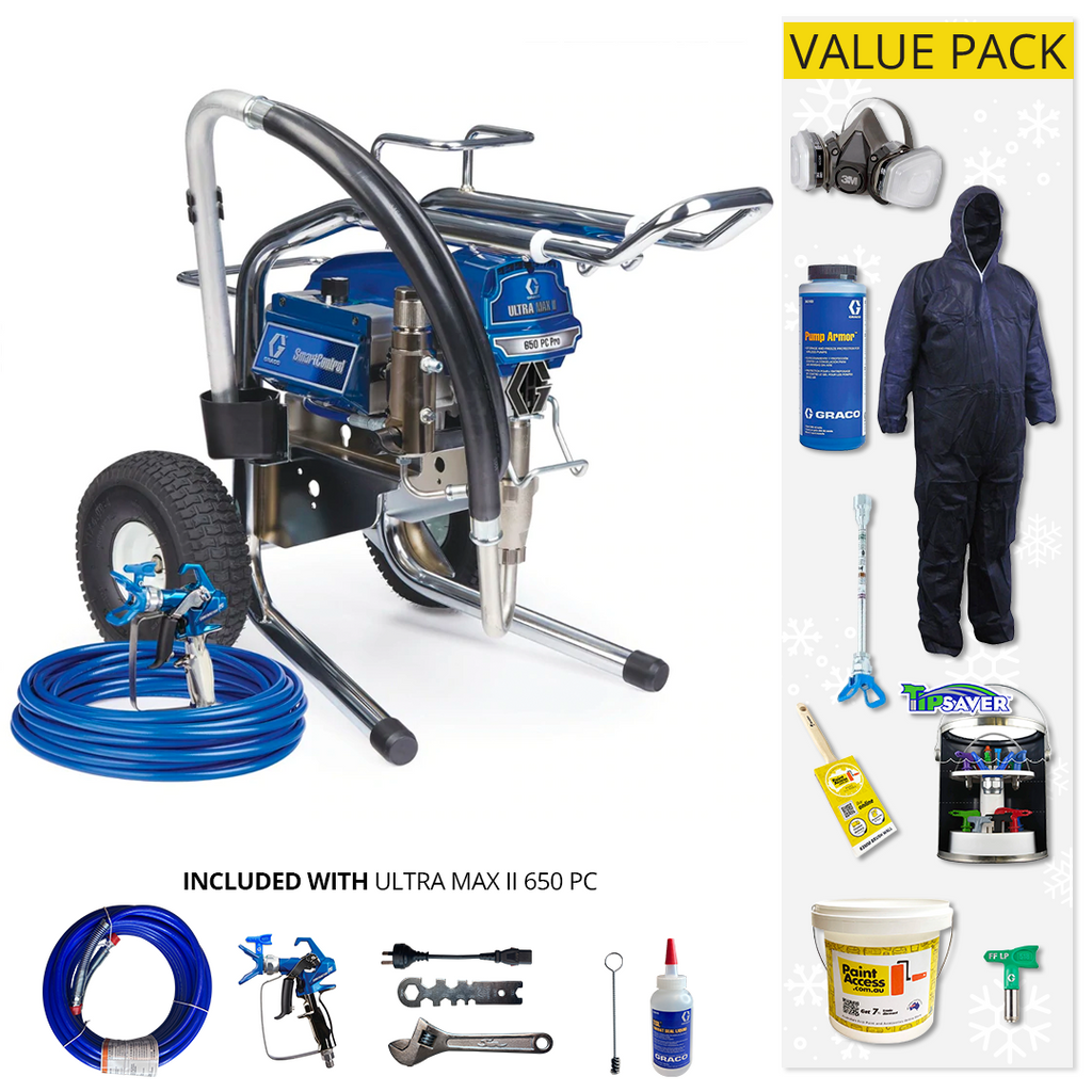 Graco Airless Paint Sprayer Ultra Max II 650 PC Range