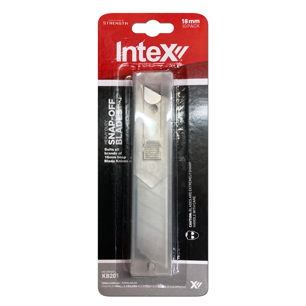 Intex Heavy Duty Snap-Off blades 18 mm x 10 Pcs KB201