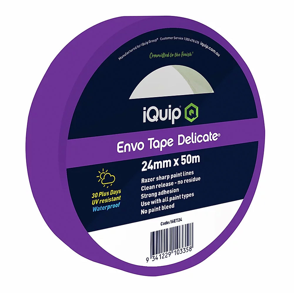 iQuip Delicate Masking Tape 24mm x 50m