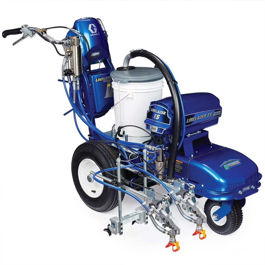 Graco LineLazer V ES 2000 Electric Airless Line Striper HP Automatic Two Automatic Guns (25N562)