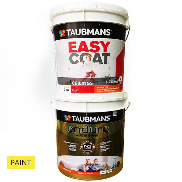 Taubmans Combo Project Prep and Paint (free delivery) Special - 124200/15L
