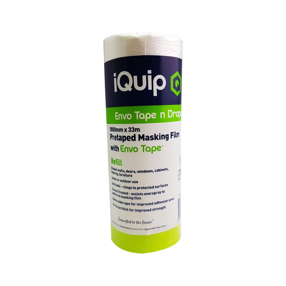 iQuip Envo Pretaped Masking Film REFILL with Envo Tape (Range)