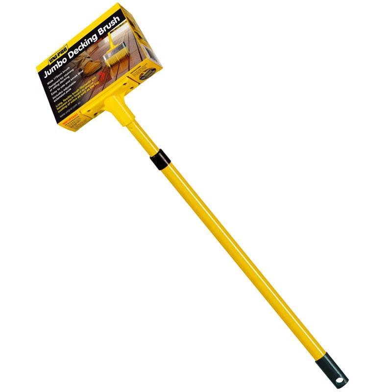 Uni-Pro Jumbo 175mm Decking Brush with Pole